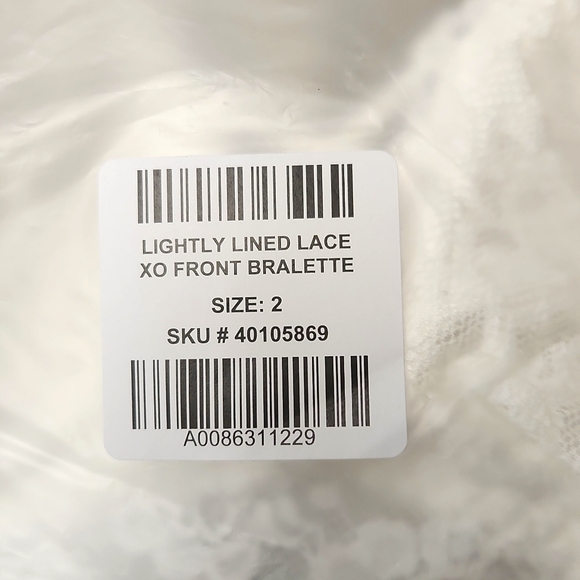 ❤️NWT VINTAGE TORRID BRA - LIGHTLY LINED - LACE - XO FRONT BRALETTE - PLUS SIZE - Picture 8 of 12